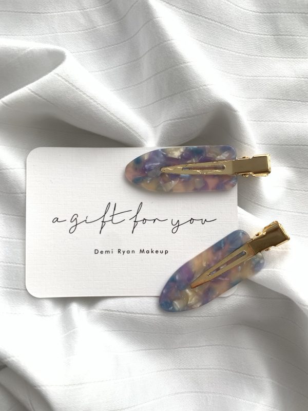 Limited edition crease free clips pastel gold - Image 2