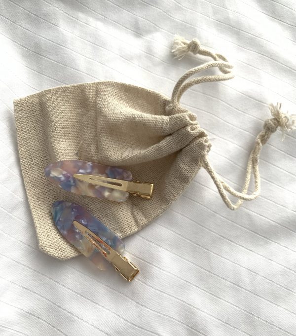 Limited edition crease free clips pastel gold